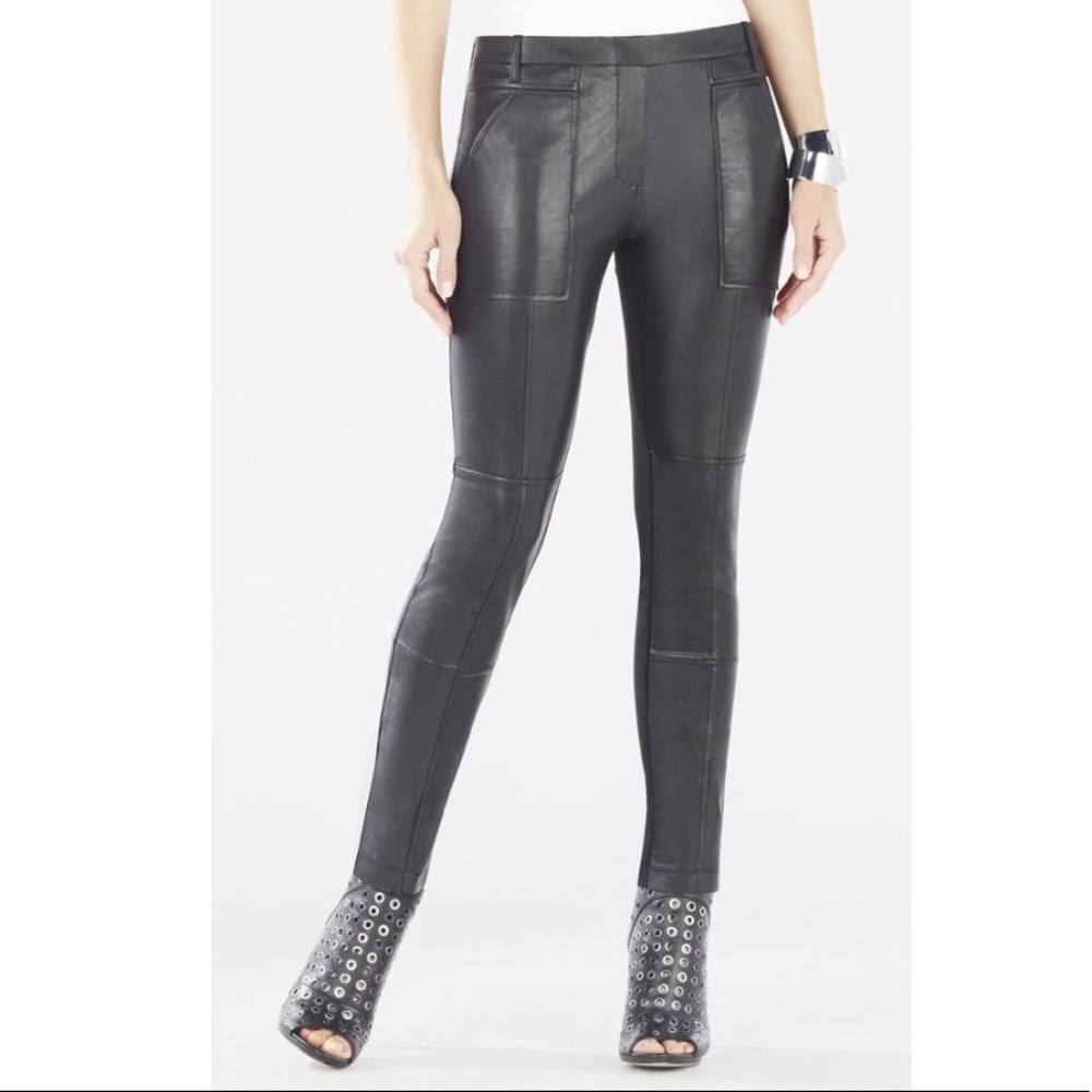 Bcbgmaxazria Connor Faux Leather Cargo Leggings